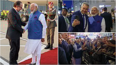 Modi Arrives In Austria, Marks 1st Visit By Indian PM Since 1983 | What's On Agenda